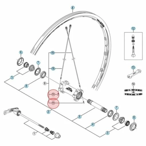 Ecrou De Rayon Shimano Y4CK89000 - (X1) -Vélos Complets Soldes Magasin ecrou shimano y4ck89000 x1