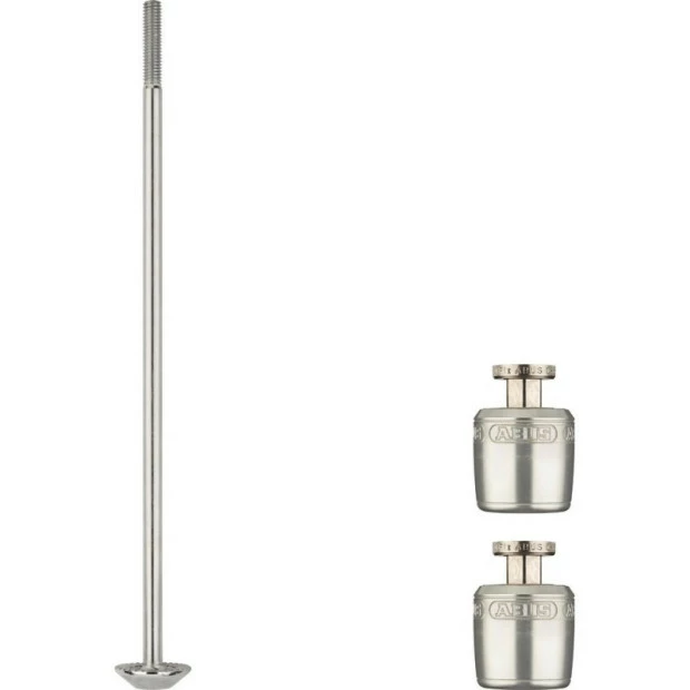 Set De Blocage De Roues Abus Nutfix M5 Argent - 135 Mm 1 Set De Blocage De Roues Abus Nutfix M5 Argent - 135 Mm