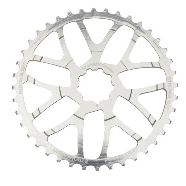 Kit De Conversion Stronglight 42(36) Dents Pour Cassette 10 Vitesses SRAM - Argent 1 Kit De Conversion Stronglight 42(36) Dents Pour Cassette 10 Vitesses SRAM - Argent